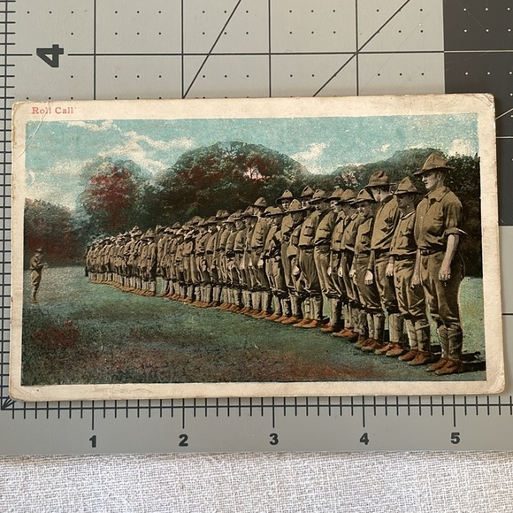 WWI (ca 1918) postcards (2) & 2 cent George Washington stamps (2) - Picture 2 of 11